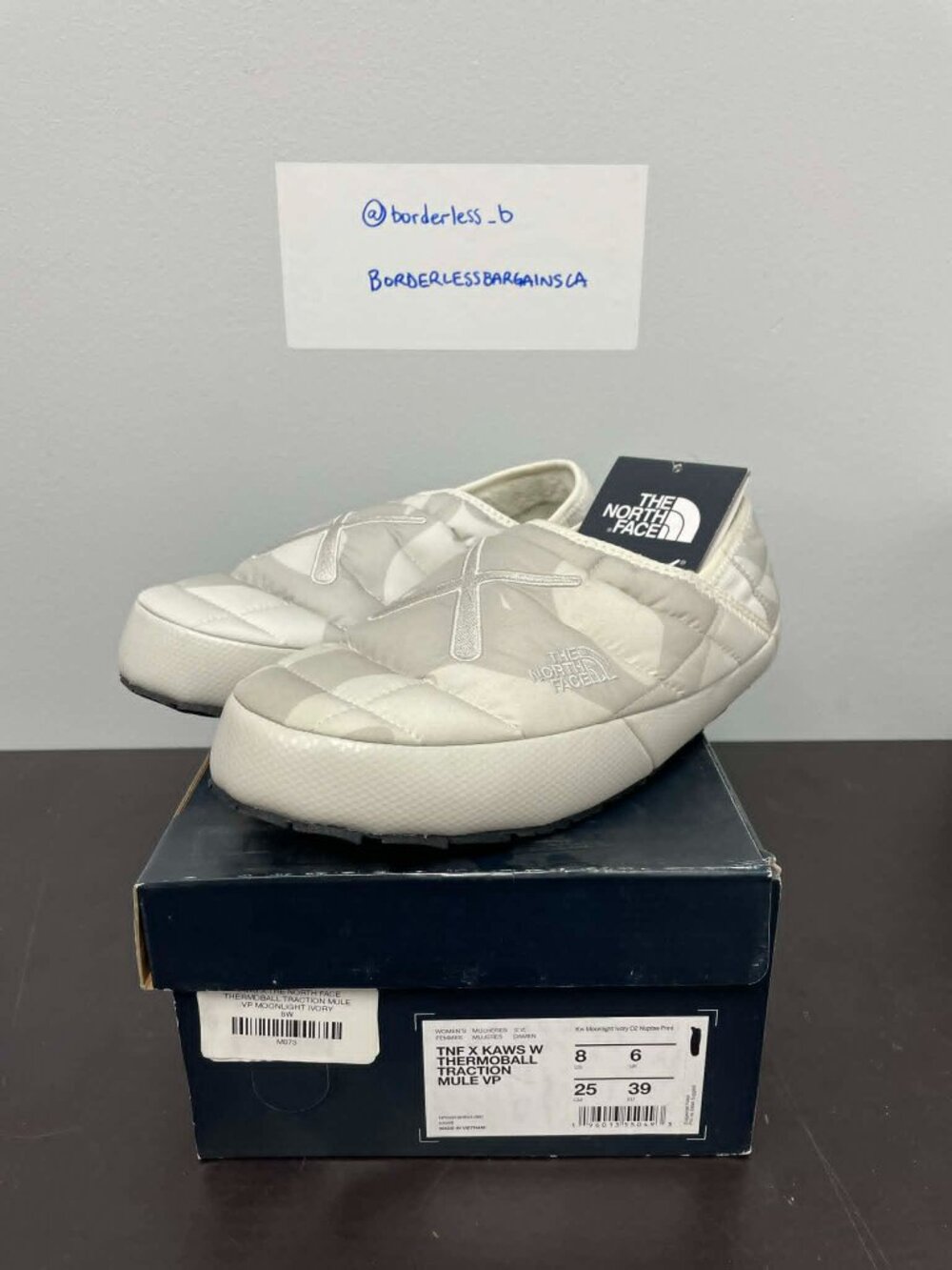 Women's The North Face x Kaws ThermoBall Traction Mule VP (NF0A819N 944)